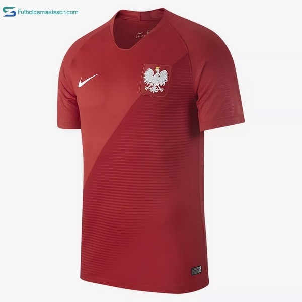 Camiseta Polonia 2ª 2018 Rojo